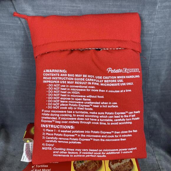 Potato Express Microwave Potato Cooker - Fast & Easy Cooking - Picture 5 of 8